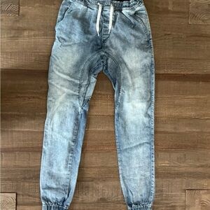 Zanerobe Womens Blue Jogger Jeans 32 Waist